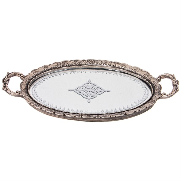 Поднос декоративный коллекция "Рококо", 41,4*23,2*3,5cm - фото 35499