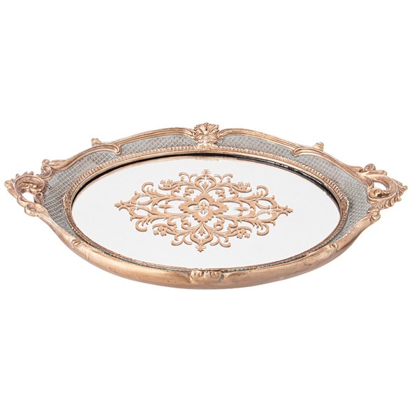 Поднос декоративный коллекция "Рококо", 46,5*30,5*4cm - фото 35507