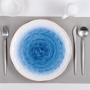 Тарелка  «Космос», d=27,5 см, цвет синий