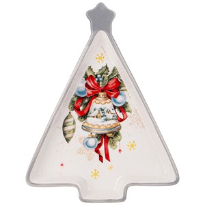 Блюдо “Агнес" в форме елки 26*20*3 см Блюдо “Агнес" в форме елки 26*20*3 см