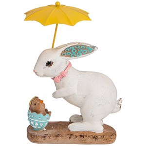 Фигурка "кролик с зонтиком" 13*8*18 см.