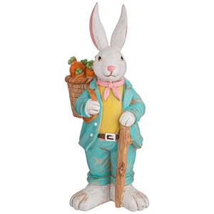 Фигурка "кролик в костюме" 13*10*33 см.