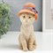 Сувенир "Кошечка в дамской шляпке" 16,5х7,5х10 см - фото 34017