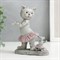 Сувенир "Кот и мышка - гавайские танцы" 11,5х5х10,5 см - фото 34025