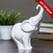 Фигура "Слон" белый, 15х8х18см - фото 34264