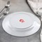 Тарелка обеденная «Лаванда», d=23 см, цвет белый - фото 34767
