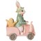 Статуэтка "кролик на машине" 12,5х6,5х16 см - фото 36353